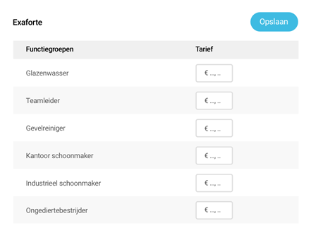 Contract maken schermafbeelding